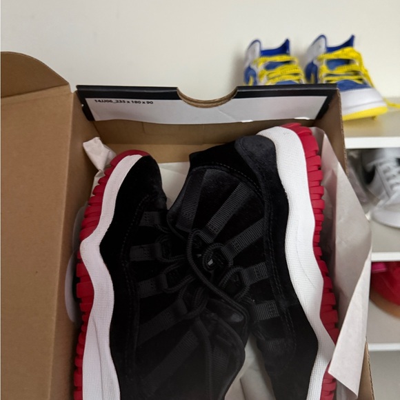Jordan Kids Sneakers Black and Red